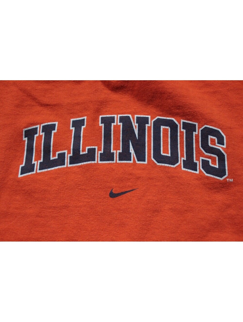 Vintage Youth University of Illinois Fighting Illini Nike T-Shirt L 12-14 Kids